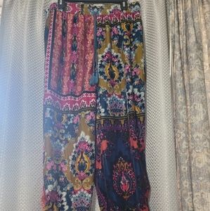 Velvet slouchy pants